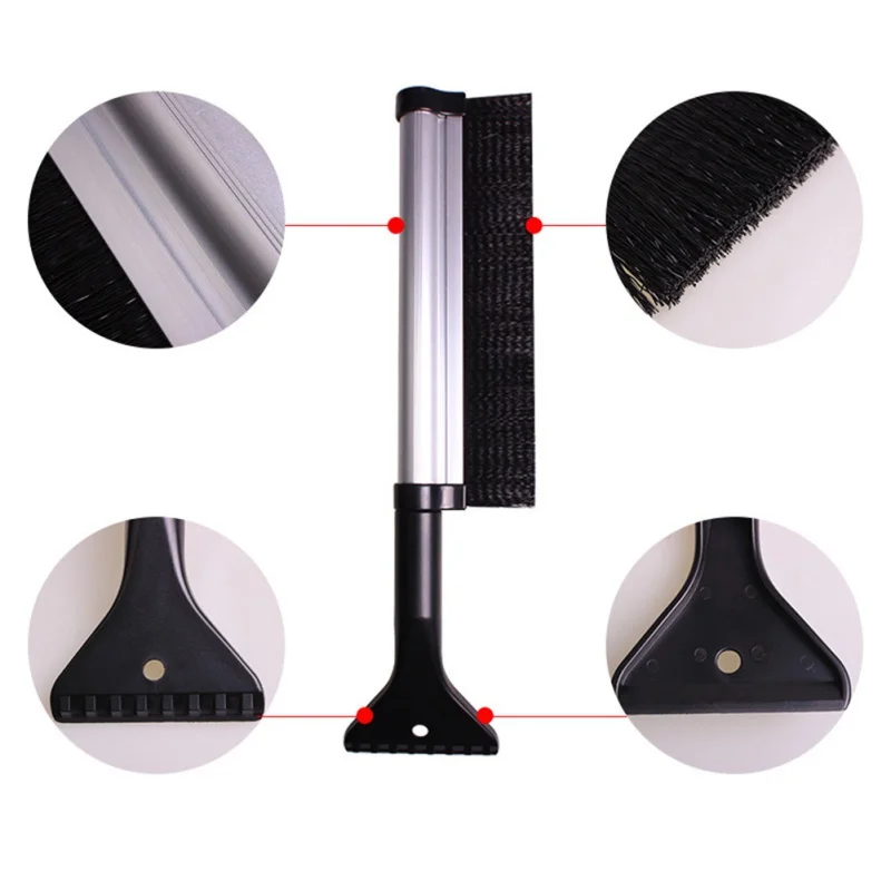 

ABS Car Ice Scraper Removal Extendable Cars Auto ice scraper removal Shovel Snow Brush Cleaning Tool New