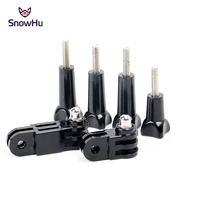 snowhu for gopro accessories pivot arm assembly extension 4 x thumb knob for go pro hero 9 8 7 6 5 4 for yi 4k camera gp05