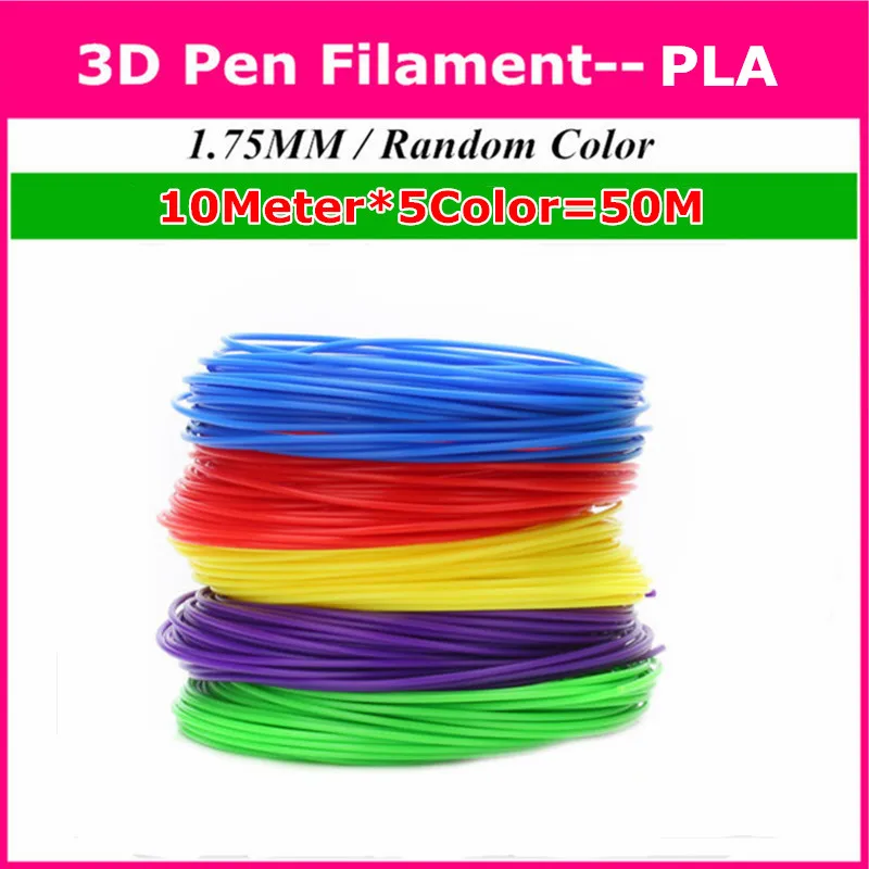 Top Quality Multicolor High Temperature Random Color 1.75MM PLA ABS Filament Material for 3D Printing Pen | Компьютеры и офис