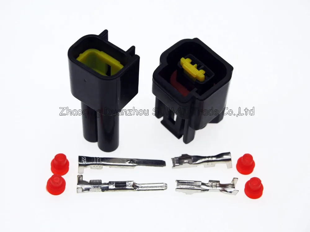 20 комплектов 2 контактный автомобильный разъем папа и мама штепсельная вилка