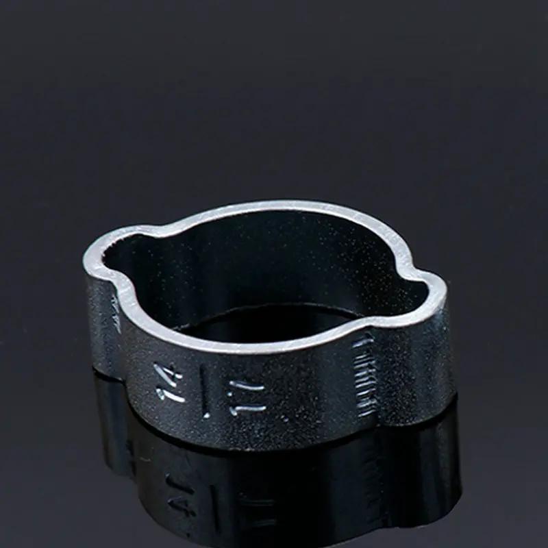 

50Pcs/Set Hose Clamp Double Ears Clamp 3-46mm Fuel Clamps Water Pipe Clamps Iron Plating Zinc