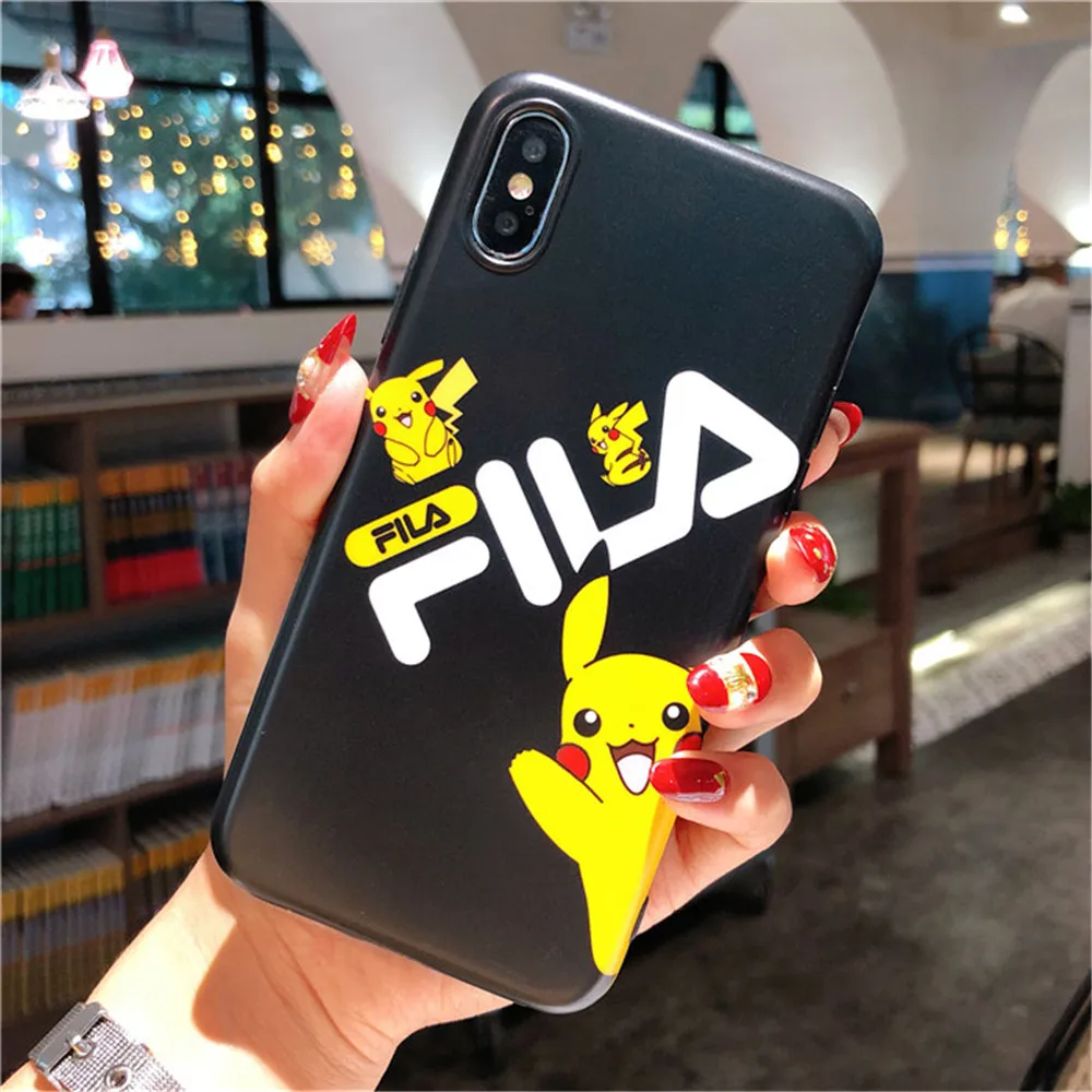 France sport brand Soft silicon cover case for iphone 6 6S S plus 7 7plus 8 8plus X XS XR MAX Japanese lovely anime phone cases |
