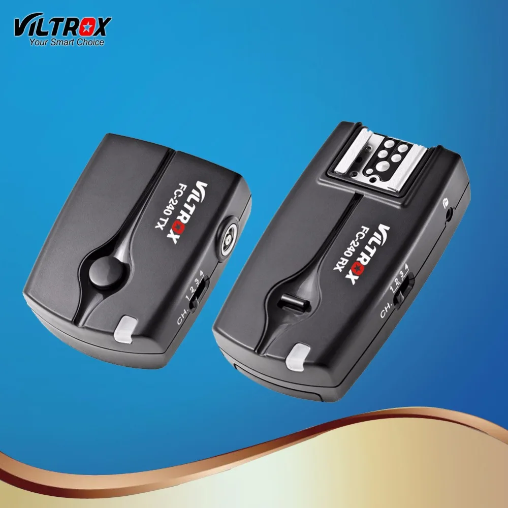Viltrox FC-240 беспроводной пульт дистанционного управления вспышка триггер спуска затвора камеры для Canon 200D 100D 80D 77D 1300D 5D Mark IV 7D II