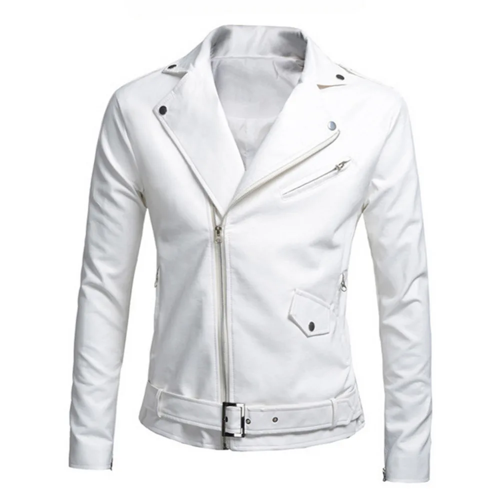 Кожаная куртка 2016 базовое Мужское пальто из искусственной кожи тонкие кожаные