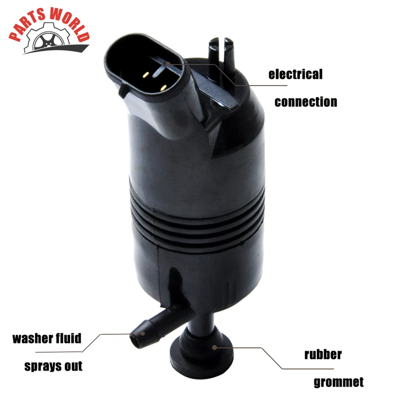 Partsworld мотор насоса омывателя заднего лобового стекла с втулкой для Buick GL8 OEM:22127573