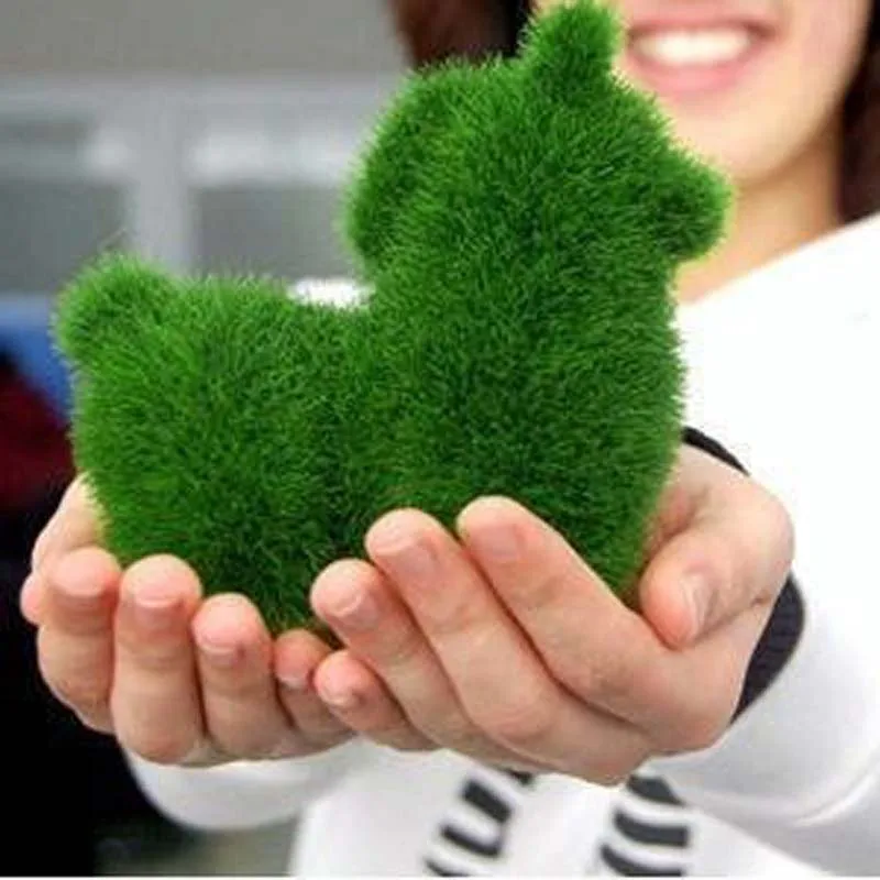 Фигурка животного трава земля милые маленькие животные искусственная