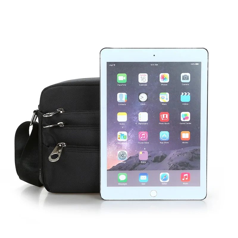 DECRJI мужские нейлоновые сумки через плечо большой емкости сумки-мессенджеры