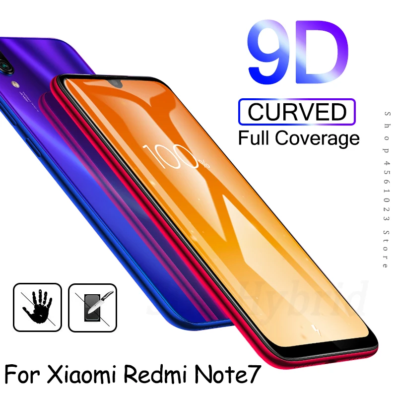 9D Note 7 Pro Полное клеевое закаленное стекло для Xiaomi Mi 8 MI8 8Lite Redmi Note7 7Pro Pocophone F1 пленка