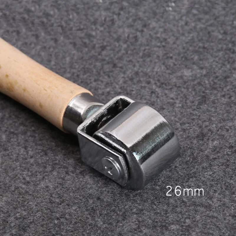 

1Pcs 60mm Home DIY Crafts Blankholder Platen Tools Leather Roller Glue Edges and Crease Leathers Tool
