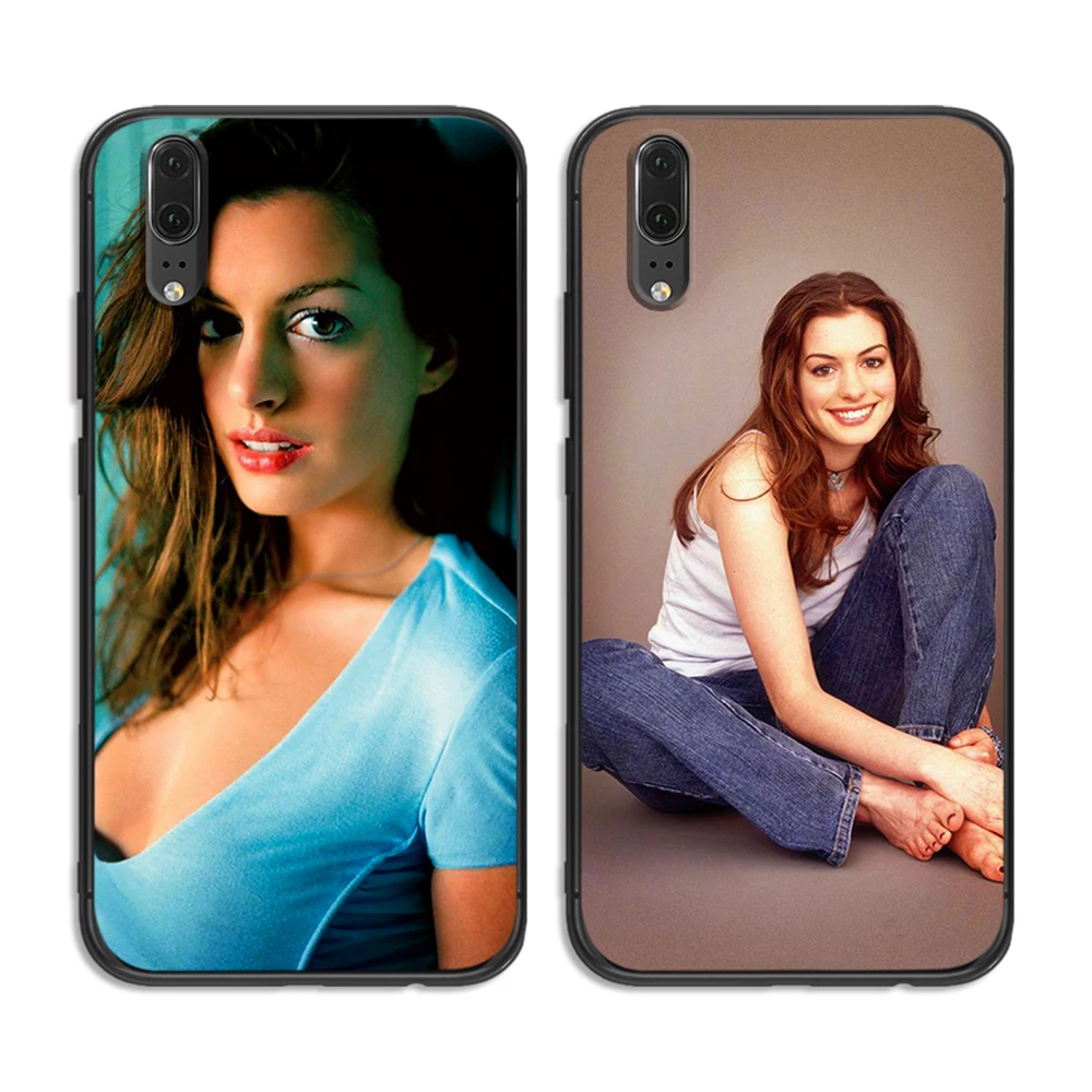 Мягкий чехол-накладка Anne hathaway для huawei Honor 6A 7A 3GB Pro 7X 8X 8C 10 Lite Note | Мобильные телефоны