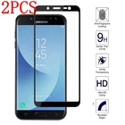Закаленное стекло с полным покрытием для Samsung Galaxy J6 2018, 2 шт., защитная пленка для экрана J600F, зеркальное стекло