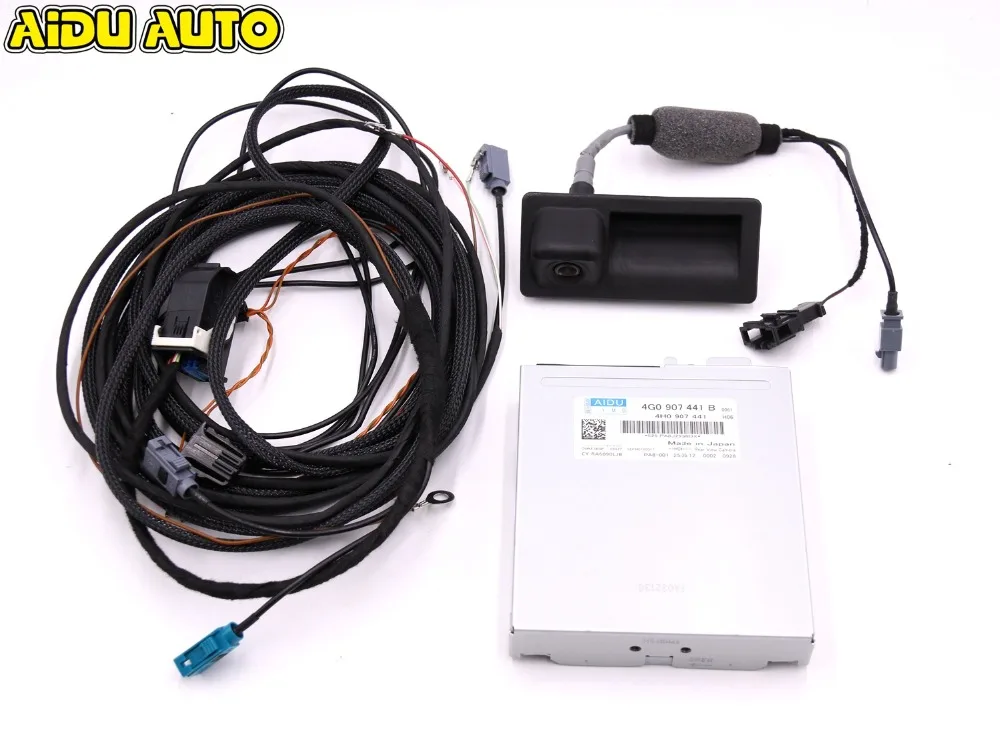 AIDUAUTO для Audi A6 4G Руководство линия реверсивная камера rvc сзади Камера 4G0907441B 4G0 907 441 B
