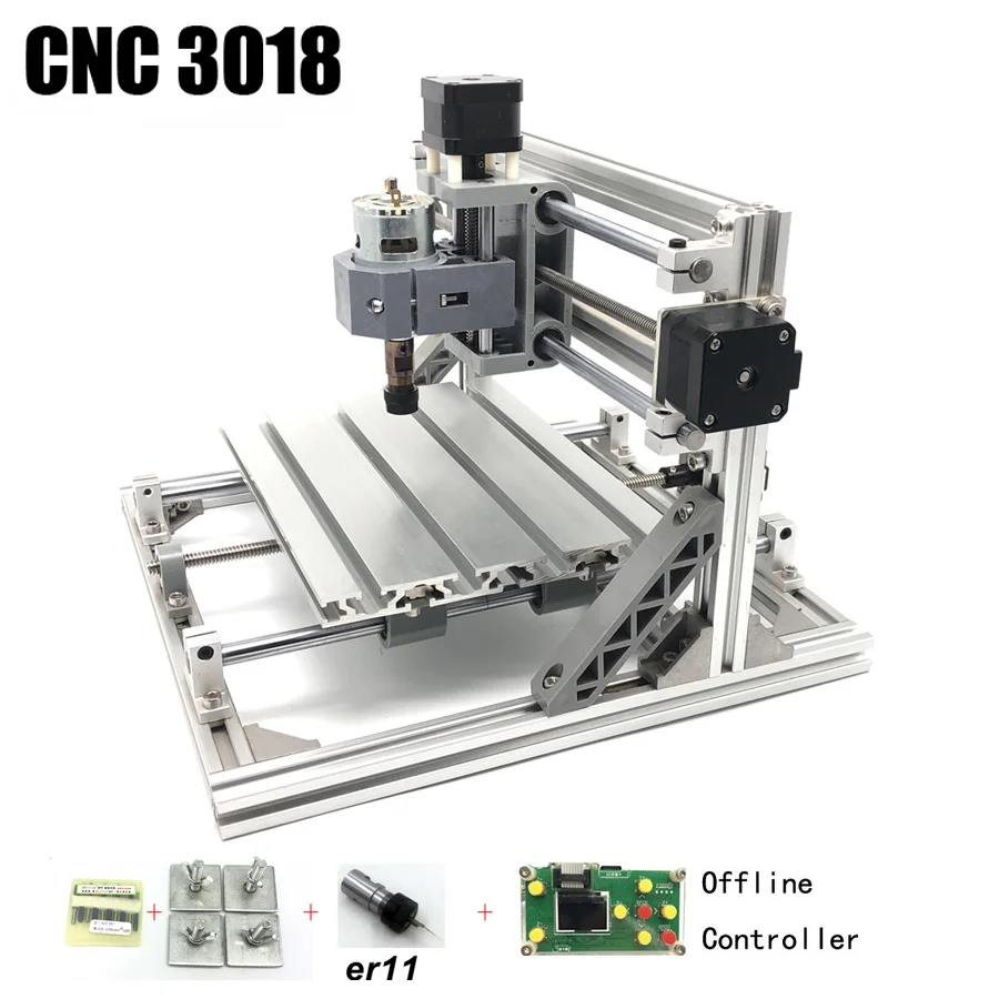 CNC3018 ER11 diy cnc гравировальный станок Pcb фрезерный деревянный маршрутизатор