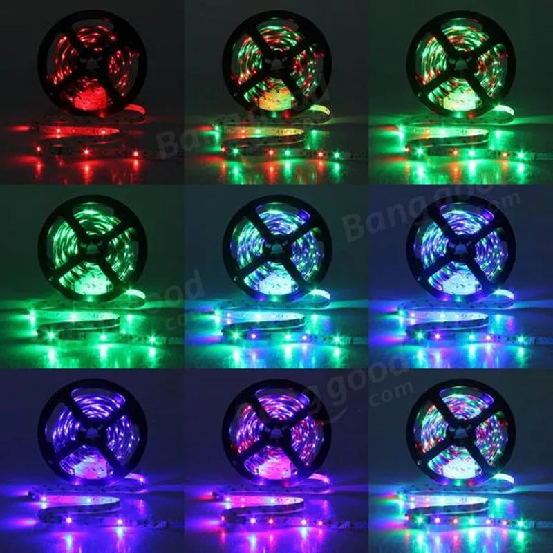 Светодиодный ленточный светильник Tiras 3528 RGB 10 метров s + контроллер блок питания