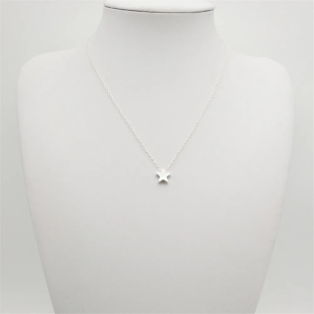 Модное ожерелье-чокер со звездой женское ювелирное изделие цепочка золотое
