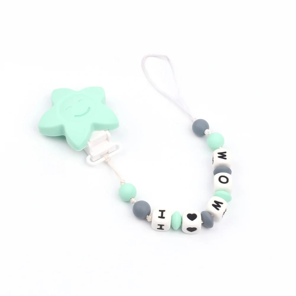 10 шт. кубические силиконовые бусины с буквами персонализированное имя буквенный