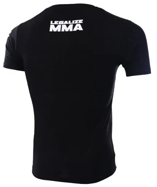 Мужская футболка mma fight tops Fightwear боксерский Топ для тренировок спортивная