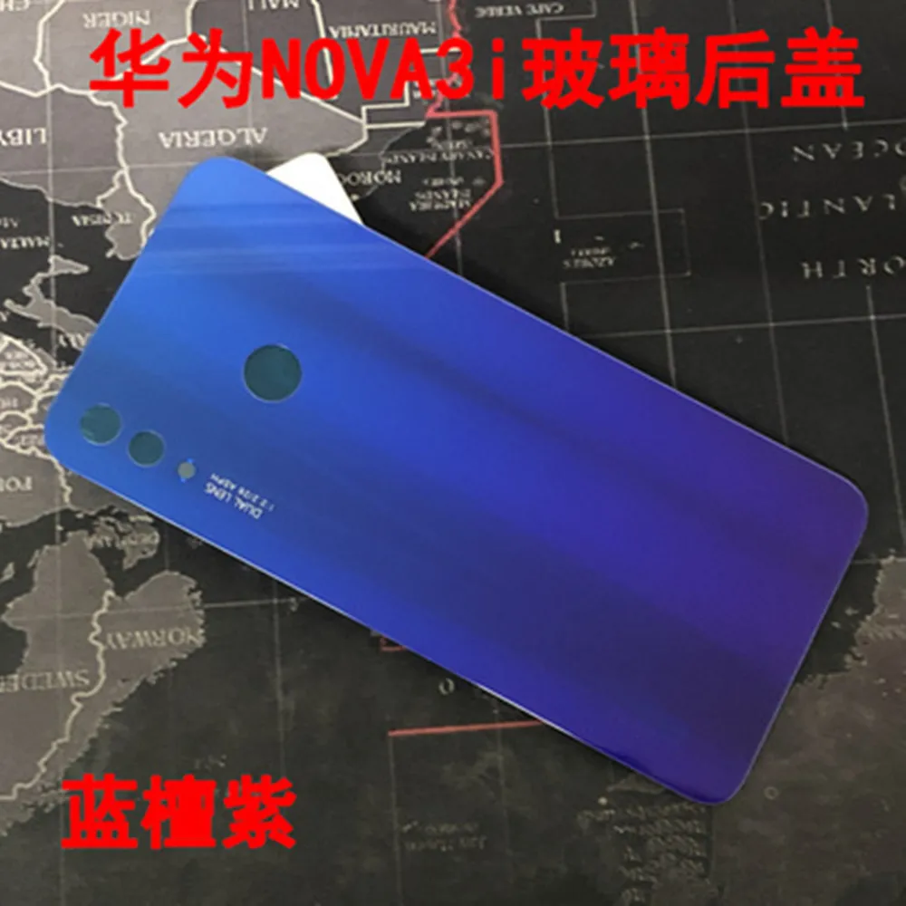 Корпус для Huawei Nova 3i стекло крышка батареи дверь смартфон задняя Замена запасная