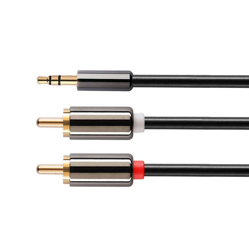 Кабель конвертер 3 5 мм RCA Lotus аудиокабель Папа папа 1 2 метра AUX кабель для iPhone