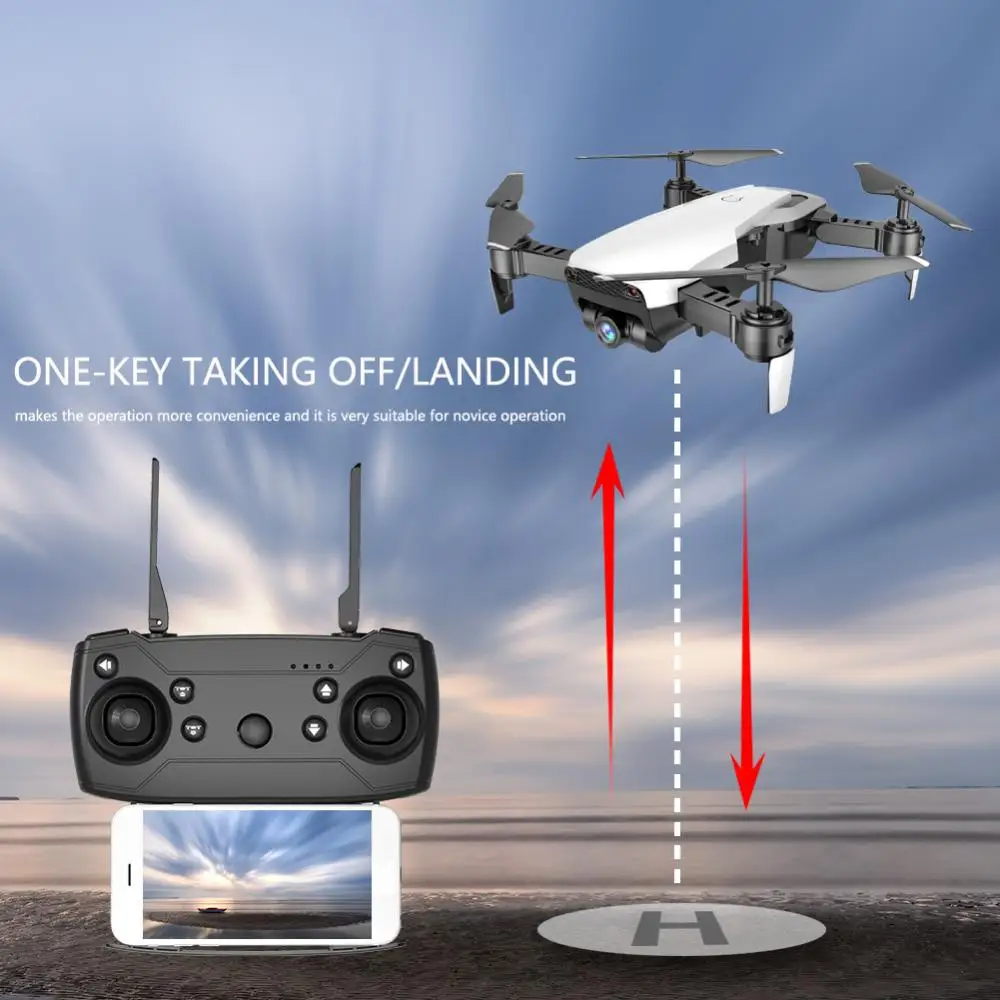 LeadingStar M69G FPV RC Дрон 4K с 1080P широкоугольной WiFi HD камерой складной Мини Квадрокоптер
