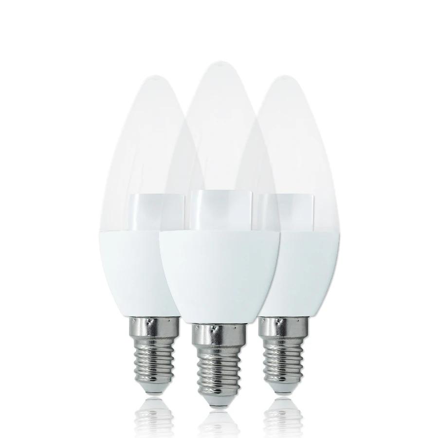 E14 AC 110 V 220 85 240 5 W Встраиваемые тёплого/белая лампочка светодиодный прозрачный
