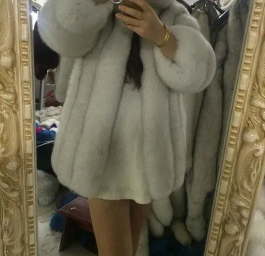 Пальто с искусственным мехом TSR13 новое поступление | Женская одежда