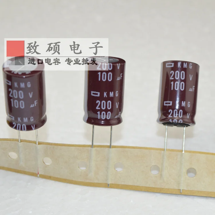 Оригинальный новый 100% Япония электролитический конденсатор 200 В РД 200v100uf 105