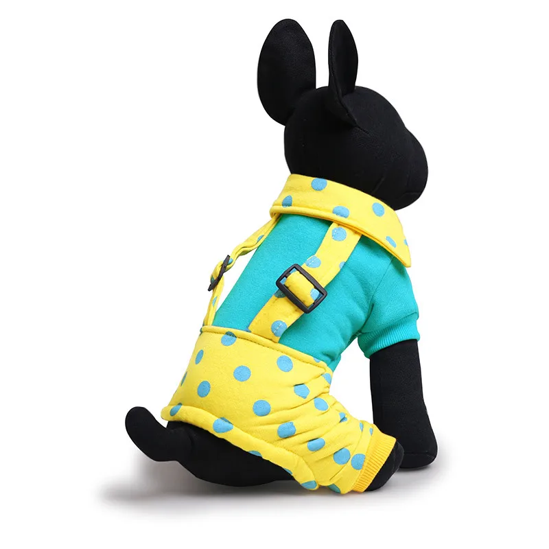 2017 New arrivals Free shipping cute dog rompers jumpsuits in Spring and Autumn clothes 3 colors 5 sizes | Дом и сад