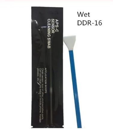 16mm-wet 10 шт. камера и фото CCD/CMOS чистящий тампон костюм для APS-C DSLR сенсор очистки - Цвет: 16mm-wet
