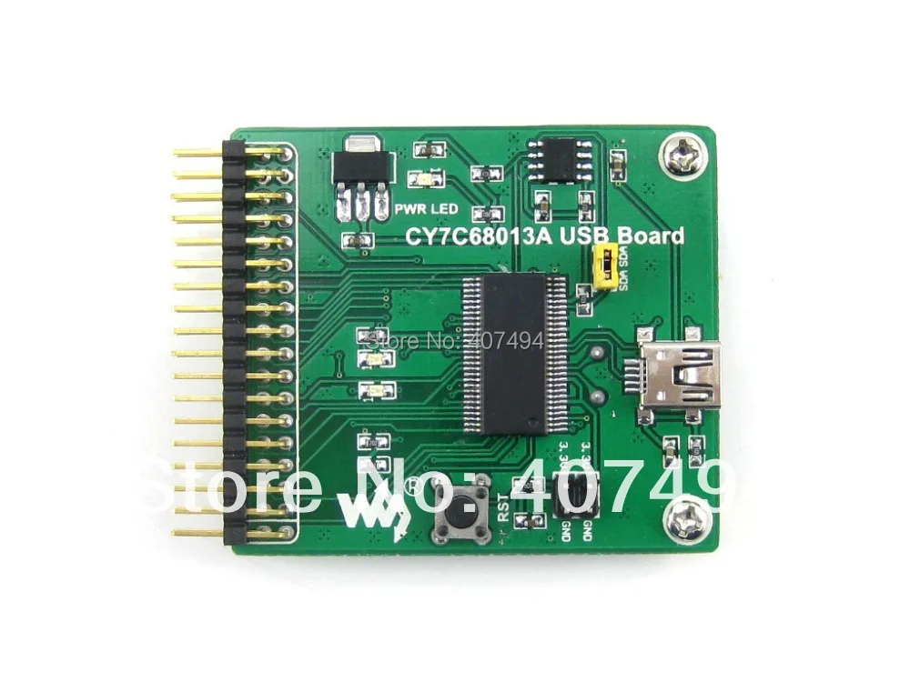 CY7C68013A плата EZ USB FX2LP модуль со встроенным 8051 и 24LC64 (EEPROM) бортовой связи комплект|module