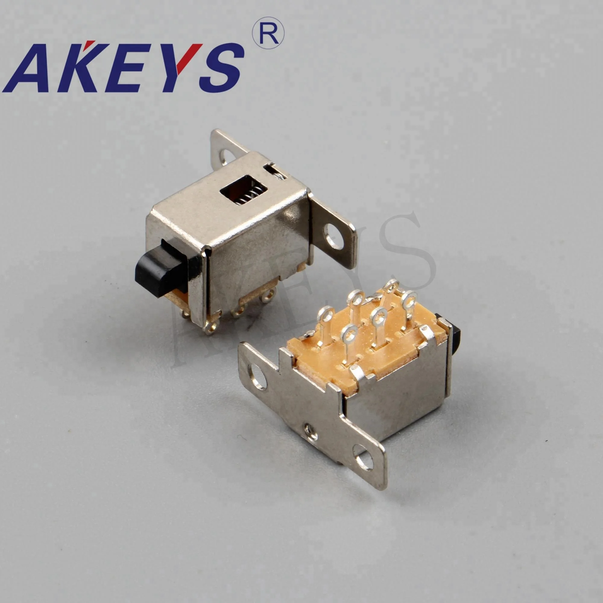 10 шт. PS 22F14 6 штифтов A05 самоблокирующийся выключатель питания с 4 фиксированными