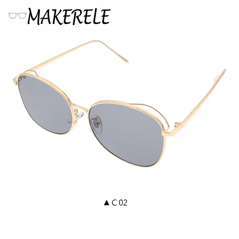 2017 ретро круглые очки женские и мужские брендовые дизайнерские солнцезащитные