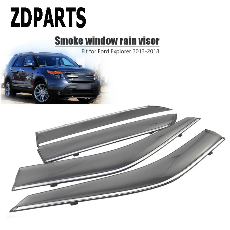 ZDPARTS 4 шт. автомобильный дефлектор для защиты от ветра Защита Солнца дождя