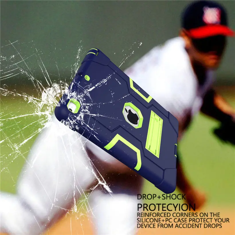 Shockproof Heavy Duty Case For Apple iPad 9.7 6th Generation A1954 2017 2018 Cover Kids Safe Armor Silicon PC Back Fundas | Компьютеры и
