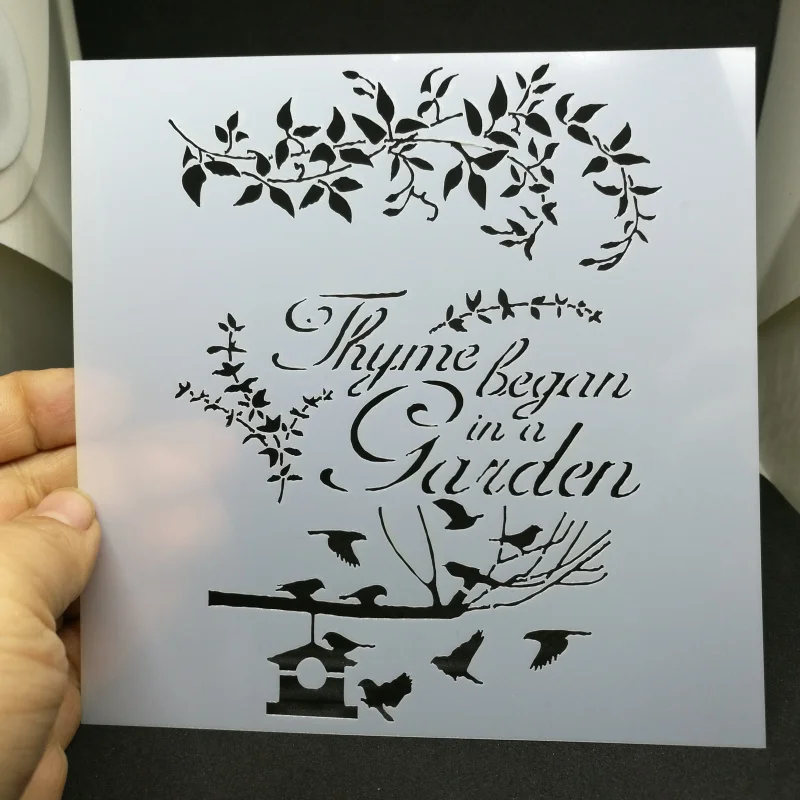 Трафареты для украшения сада в виде птиц 13 х13 дюймов | Канцтовары офиса и дома