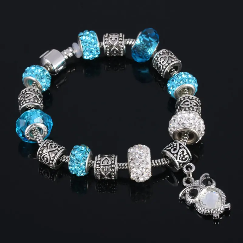 Женский браслет с жемчугом и кристаллами в европейском стиле|pan bracelet|perle braceletbracelet