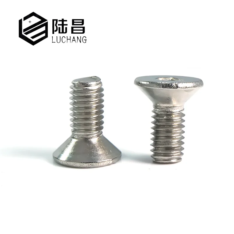 Luchang M2.5 нержавеющая сталь 304 шестигранный потайной винт с плоской головкой