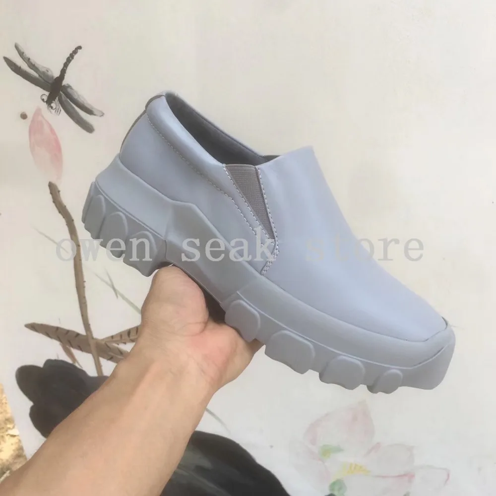 19ss Owen Seak/мужские лоферы Повседневная обувь роскошные кроссовки из натуральной