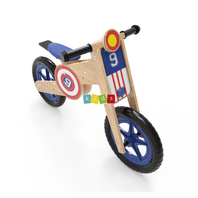 Бесплатная доставка Деревянный Детский велотренажер детский