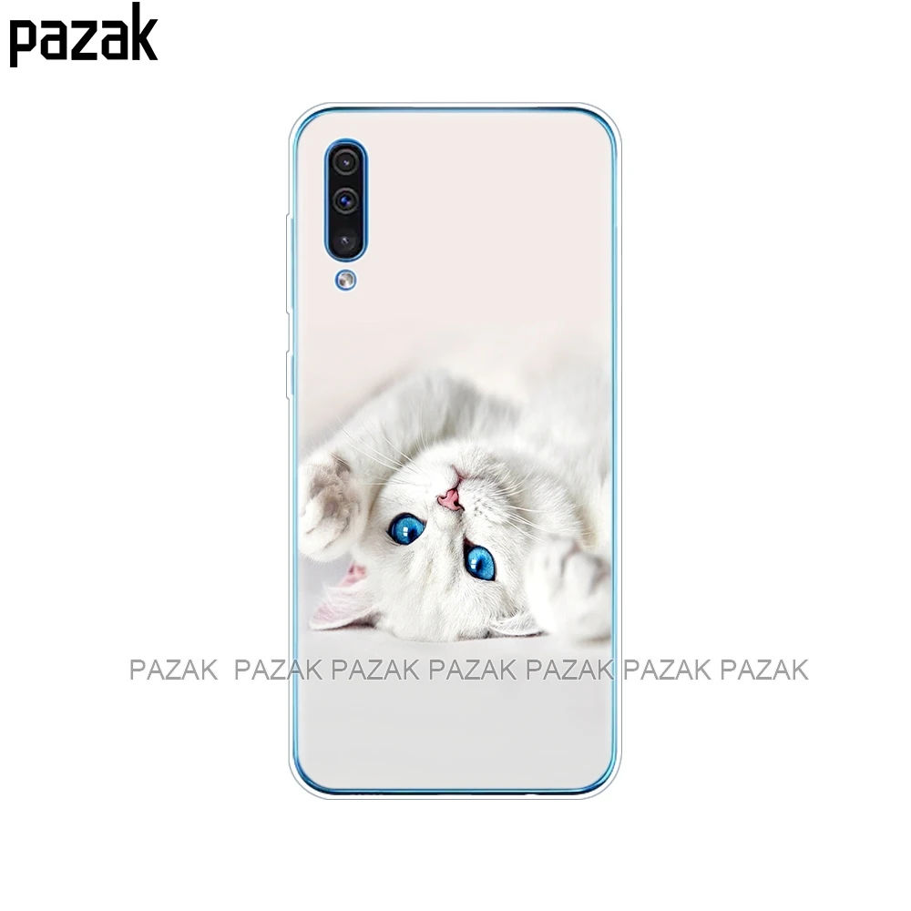61552 Силиконовый чехол для samsung Galaxy A50, мягкая прозрачная задняя крышка для телефона, для samsung A50, A505, A505F, SM-A505F чехол, 6,4, чехол, бампер - Цвет: 61552
