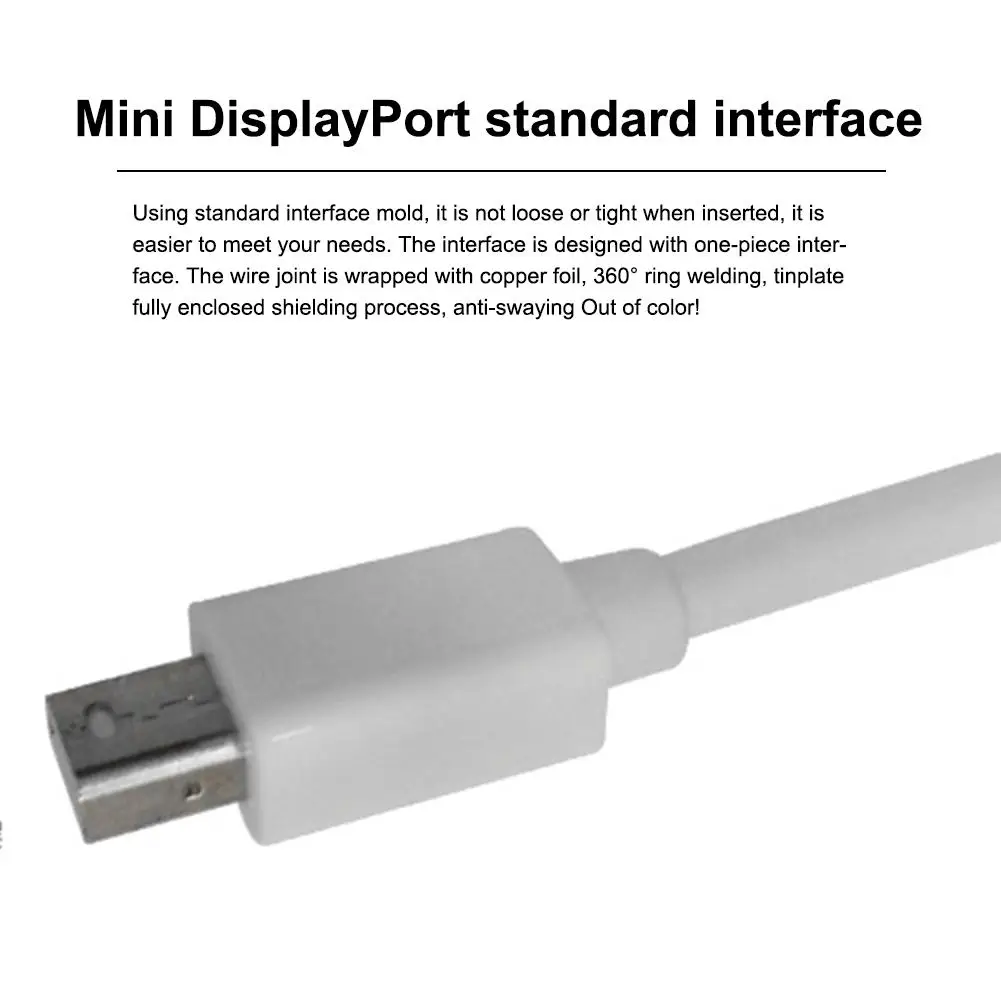 Mini Display Port to HDMI DVI VGA 3в1 патч корд DP PC Женский конвертер адаптер кабель для Mac Apple MacBook