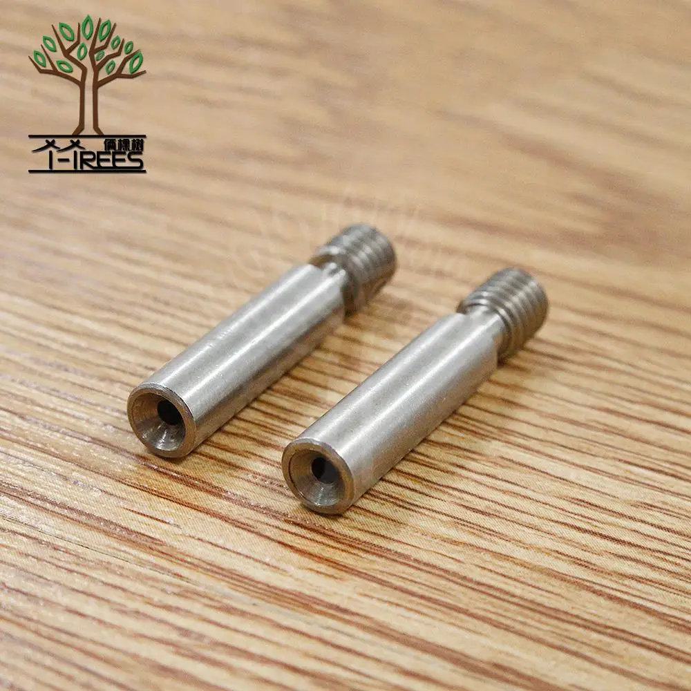 MK8 горло экструдер Hotend Фидер M6 горло с трубкой 6*30 мм нержавеющая сталь 1,75 мм нити 3D принтеры части удлинить