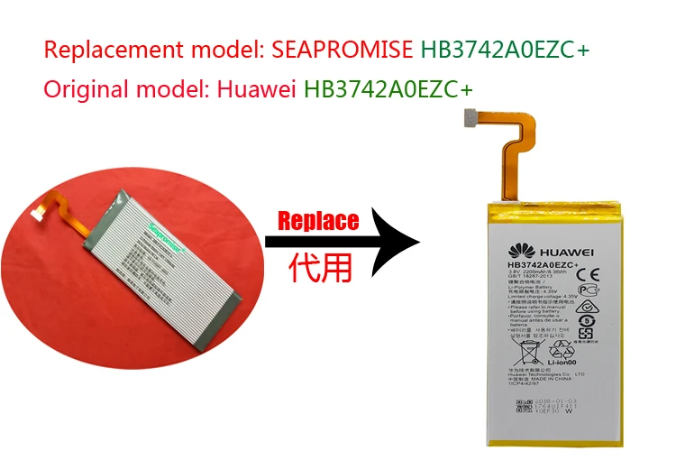 Розничная батарея HB3742A0EZC + для Huawei P8 Lite Enjoy 5S GR3 ALE CL00 CL10 L04 TL00 UL00 UL10 TAG AL00|Аккумуляторы