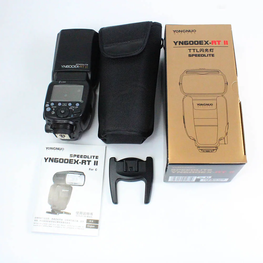 Yongnuo YN600EX RT II Flash Speed lite Wireless TTL Master HSS Высокоскоростная синхронизация для камеры Canon