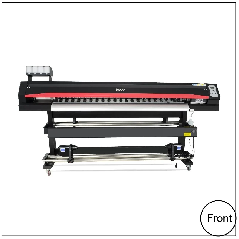 Locor Two DX5 Head inkjet Printing Machine Multi-Color Photo Eco Solvent Printer Wallpaper 1440Dpi Printer With Software