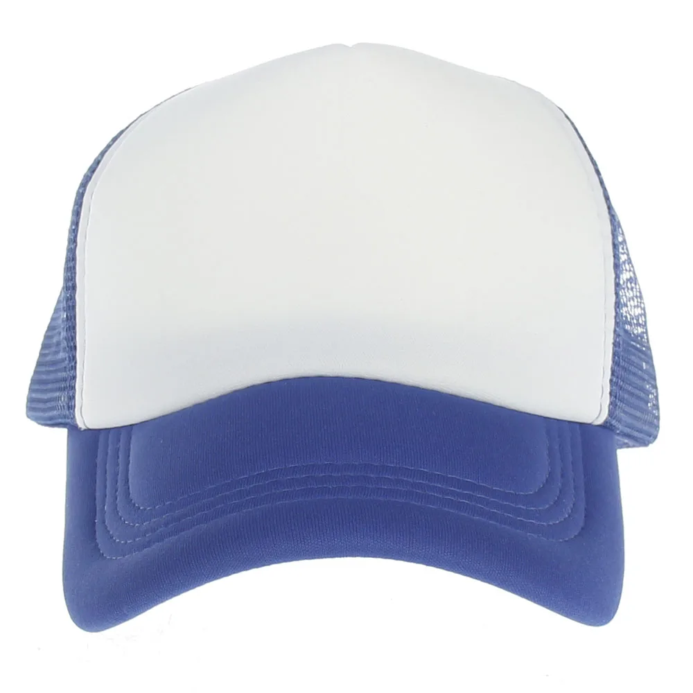 Новая женская флуоресцентная Кепка с сеткой для девочек плоский головной убор