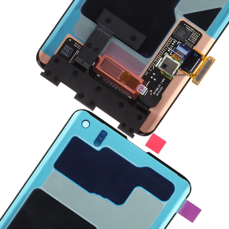 Супер AMOLED Galaxy S10 lcd для SAMSUNG Galaxy S10 G973F G973 S10 Plus G975 G975F кодирующий преобразователь сенсорного экрана в сборе