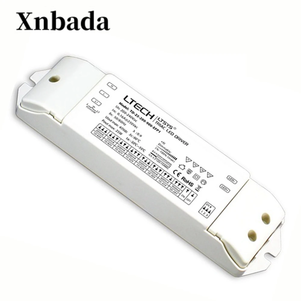 LTECH TD 30 300 900 EFP1 светодиодный симисторное затемнение драйвер AC200 240V Вход CC Вт 900mA