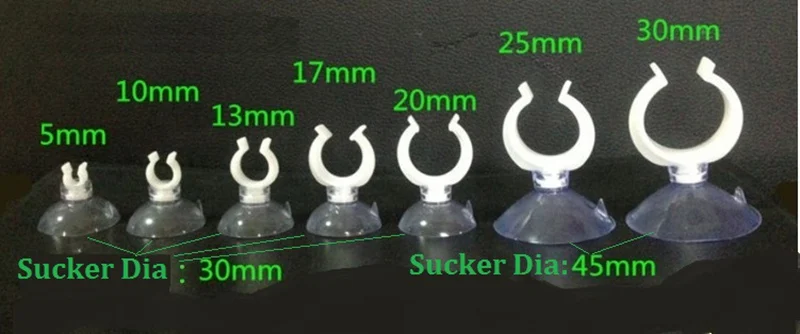 10pcs U-type Plastic Pipe Clamp Hose Connector Fixer Tube Fixed Device Aquarium Fish Tank WaterAccessories Oxygen Tubesuit | Дом и сад