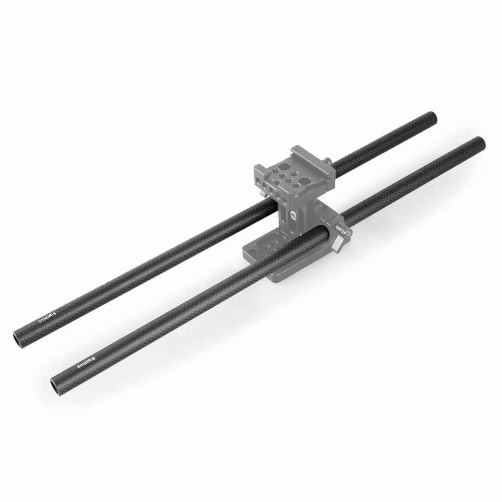 SmallRig 15 мм карбоновый стержень 18 дюймов длиной для Dslr камеры Rig камера 15 мм рельсовая система поддержки-0871(2 шт в упаковке